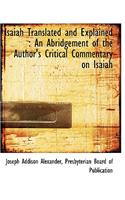 Isaiah Translated and Explained
