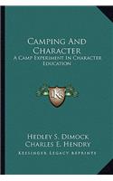 Camping and Character