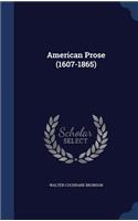 American Prose (1607-1865)