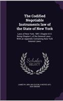 Codified Negotiable Instruments law of the State of New York