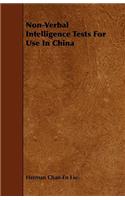 Non-Verbal Intelligence Tests for Use in China