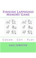 Finnish Lapphund Memory Game: Color - Cut - Play