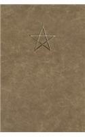 Monogram Pentagram (Neopaganism) Notebook: (46 Monogram Raw 150 Lined)