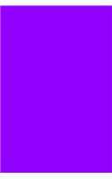 Journal Electric Violet Color Simple Plain Violet
