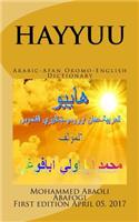 Hayyuu Arabic-Afan Oromo-English Dictionary
