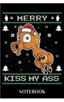 Merry Kiss My Ass - Notebook