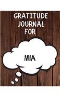 Mia's Gratitude Journal