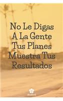 No Le Digas A La Gente Tus Planes. Muestra Tus Resultados