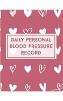 Heart Rate/Blood Pressure Journal