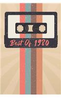 Vintage Best of 1980 Notebook Gift