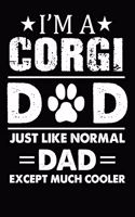 Best Corgi Dad Ever: Blank Lined Journal for Dog Lovers, Dog Mom, Dog Dad and Pet Owners