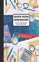 Graph Paper Composition: Quad Ruled 5 squares per inch: Composition Notebook for Students: Grid Paper Notebook (Notebooks For Students)