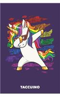 Taccuino: Unicorno Danza A5 pagina bianca - 120 pagine per amanti unicorno (viola)