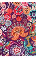 Journal Notebook & Logbook: Blood Pressure Log Discreet Colorful Floral Mandala Cover - Track Monitor Health for Women