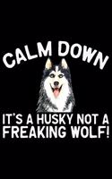 Calm Down It's A Husky Not A Freaking Wolf