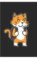 School Cat Notebook: Graph Paper Journal 6x9 - 120 Pages