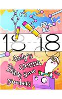 Andy's Gonna Trace Some Numbers 1-50: Personalized Book with Child's Name, Number Tracing Workbook, 50 Sheets of Practice Paper for Kids to Learn to Write the Numbers 1 through 50, 1 Rul