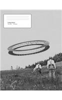 College Ruled Lined Paper Composition Notebook: Kite Experiment cover