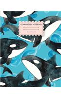 Wide ruled Composition notebook: Large School Notebook 100 Pages Composition Notebook For School