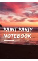 Paint Party Journal: Notebook/Journal 120 Blank Lined Page This Journal Can Be Used as a Diary, School Notebook Personal Journal.