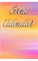 Event Calendar: Blank Perpetual Calendar