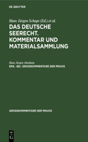 Georg Abraham: Das Deutsche Seerecht. Kommentar Und Materialsammlung. Erg. -Bd.