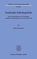 Anationale Schiedsspruche