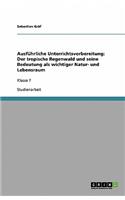 Ausführliche Unterrichtsvorbereitung
