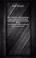 Zur Kritik des Arbeitsvertrags