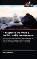 rapporto tra fede e dubbio nella conoscenza