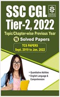 SSC CGL Tier 2 2022 Topic wise Chapter wise Previous Year 16 Solved Papers TCS Papers September 2019 to January 2022 Quantitative Abilities English Language & Comprehension
