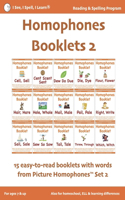 HOMOPHONES BOOKLETS 2 - Fun & Easy-to-Read 15 Booklets with words from Picture Homophones(TM) SET 2