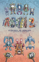 matjuse Roboter 2: Mitmachbuch und Ausmalbuch Mit Illustrationen von Mathias Jüsche