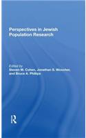 Perspectives In Jewish Population Research