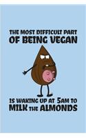 The Most Difficult Part Of Being Vegan Is Waking Up At 5 am To Milk The Almonds