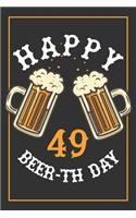 49th Birthday Notebook