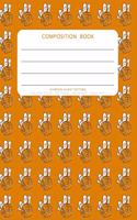 Pumpkin Ghost Pattern - Composition Book