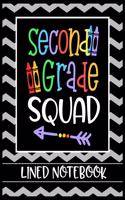 Second Grade Squad Lined Notebook