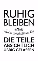 Restteile Sind Absicht!