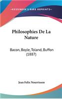 Philosophies De La Nature