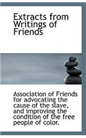Extracts from Writings of Friends