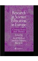 Research in science education in Europe