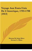 Voyage Aux Etats-Unis de L'Amerique, 1793-1798 (1913)