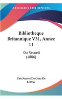 Bibliotheque Britannique V31, Annee 11