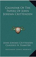 Calendar of the Papers of John Jordan Crittenden