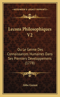 Lecons Philosophiques V2