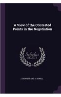 A View of the Contested Points in the Negotiation