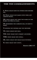The Ten Commandments Journal