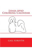 Lhasa Apso Coloring Calendar