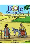 Bible Coloring Book 1 & 2 - Religious Coloring Pages from the Old and New Testament